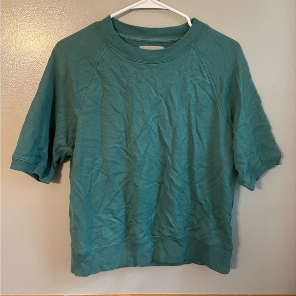 Everlane Tops - EVERLANE The Lightweight French Terry Tee Green Women’s Medium